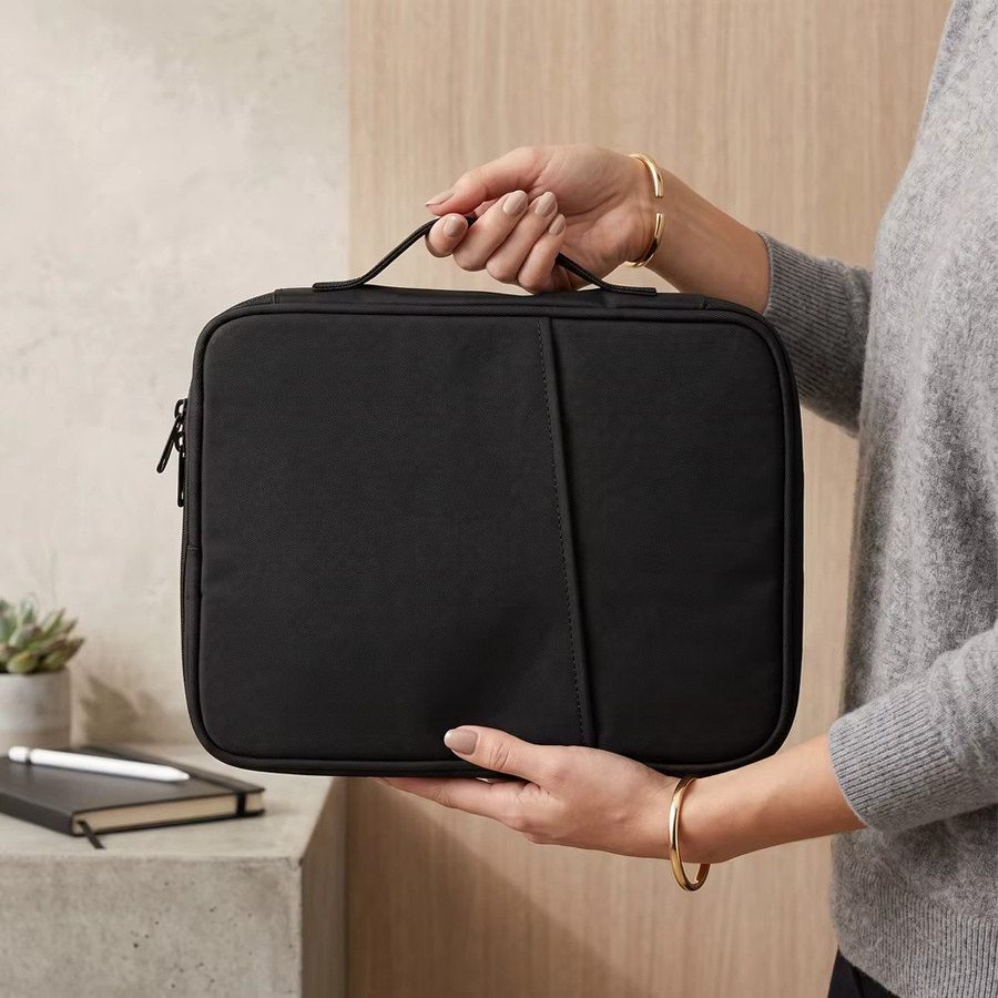ValueWin Stoßfeste Tablet-Hülle mit Griff und Organizer-Tasche für 11-13 Zoll iPad Air/Pro und Samsung Tablets in Schwarz - Bild 6