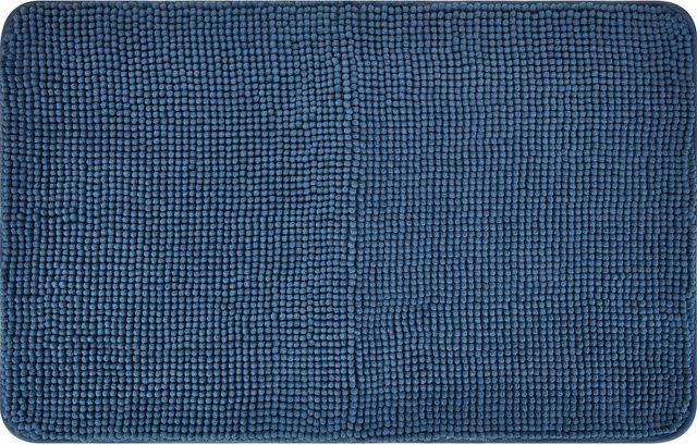 baliv Badematte aus Polyester in Dunkelblau, B/T: 80 x 50 cm, rutschfest - Bild 1