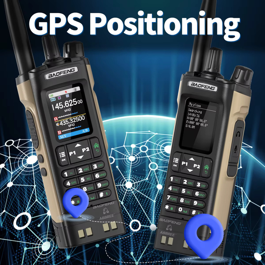 Baofeng UV-32 GPS Walkie Talkie mit Bluetooth und 1000 Kanälen in Schwarz - Bild 4