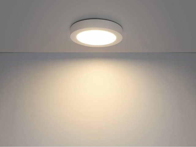 Globo LED-Deckenleuchte Paula in Weiß, rund, warmweiß - Bild 1