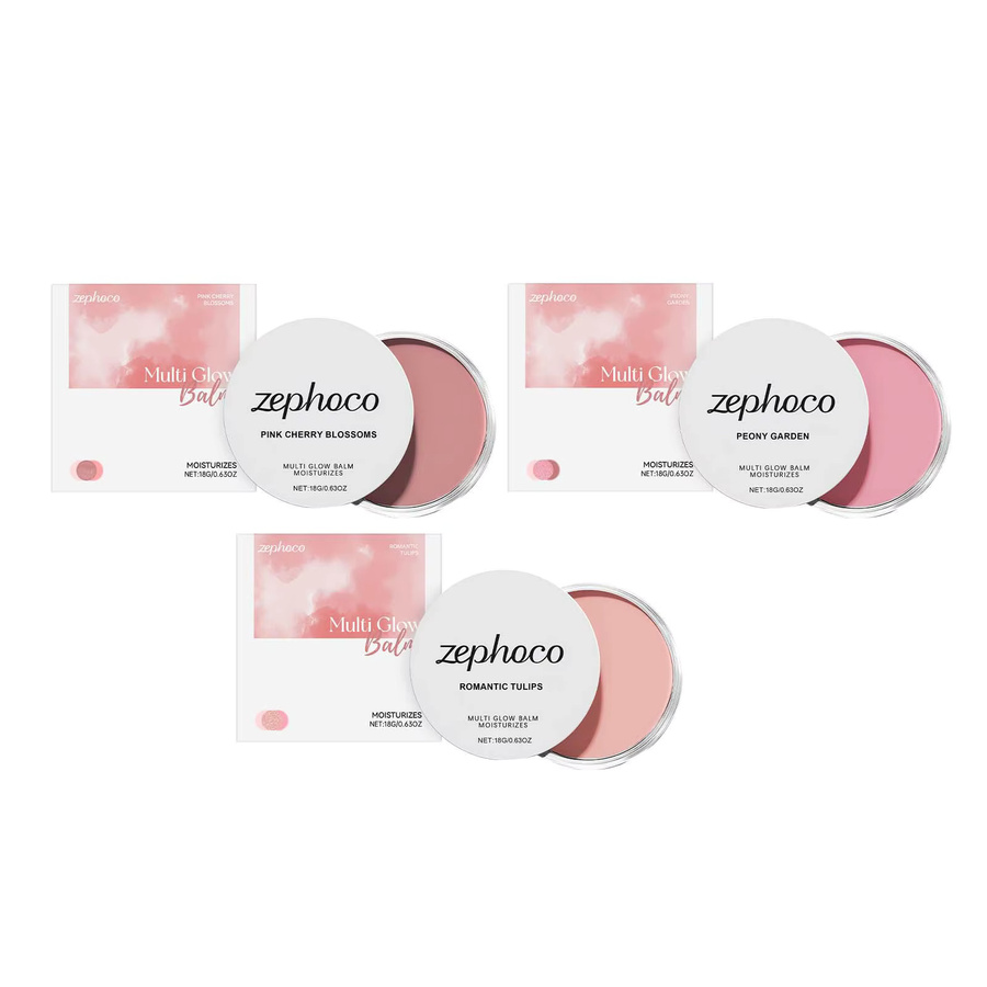 Zephoco Kirschblüten-Creme-Rouge mit natürlichem Glanz - Bild 1