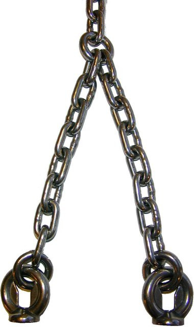 Intergard Schaukelkette aus Edelstahl in Silber, Länge: 180 cm - Bild 1