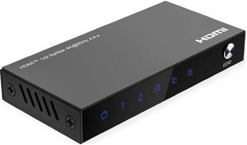 Value 14.99.3583 HDMI-Splitter 1+2 Ports in Schwarz - Bild 1