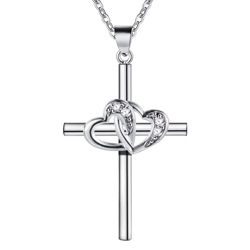 SAY Halskette mit Herzanhänger, 925 Silber, Zirkonia, Damen - Bild 2