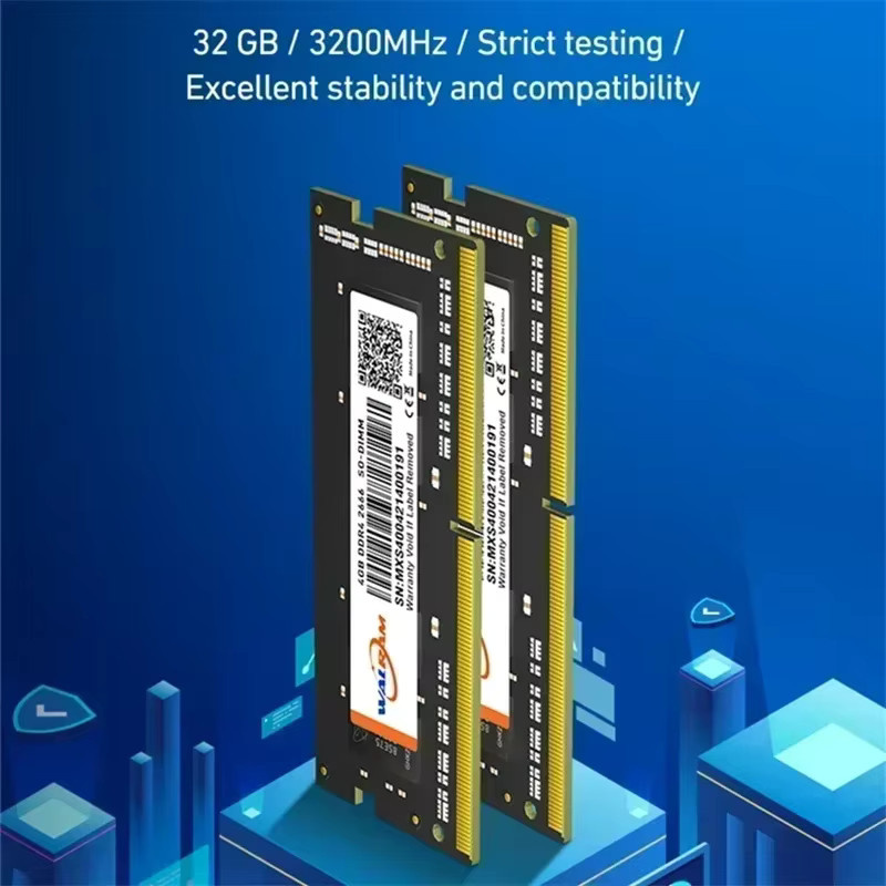 WALRAM DDR4 Laptop Arbeitsspeicher Sodimm RAM in Schwarz - Bild 1