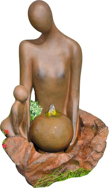 Granimex Wasserspiel Sophie aus Polyresin in Natur Braun, H x B x T: 79 x 46 x 34 cm - Bild 1
