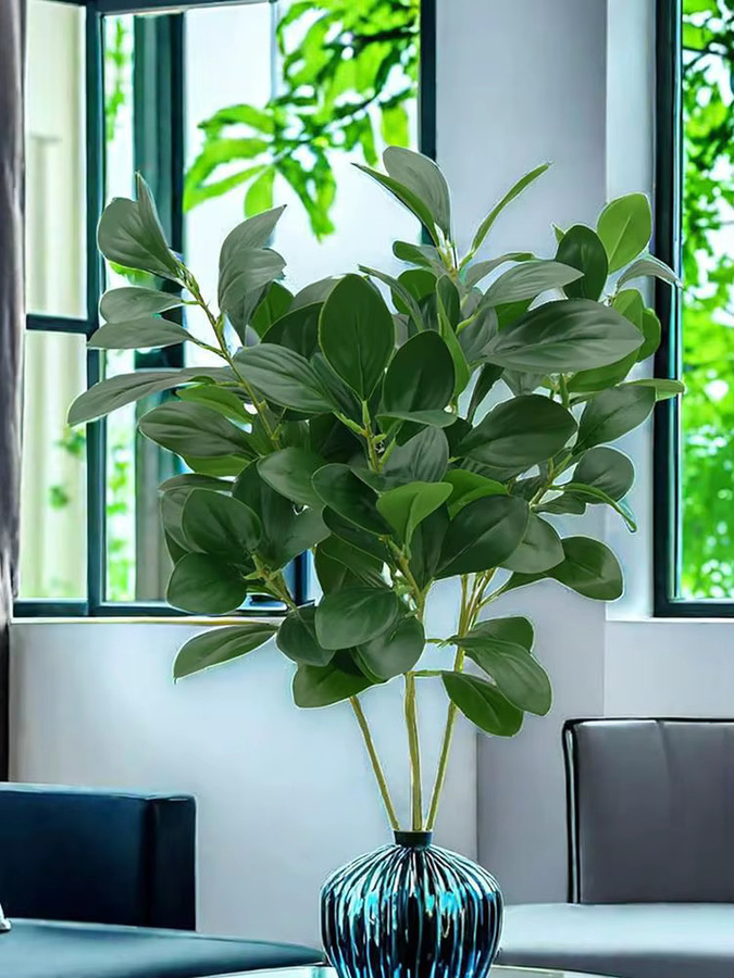 Künstliche Magnolie-Pflanze in Grün für Hochzeiten und Dekorationen - Bild 5