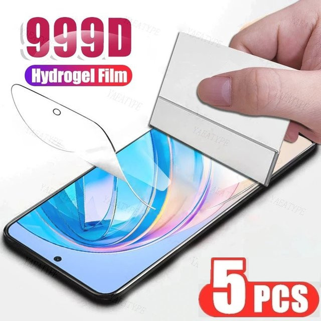5 Stück transparente Hydrogelfolie Displayschutzfolie für Huawei P10 Plus, P20 Pro, P30, P Smart 2019, Mate 10, 20, 30 und Lite - Bild 1