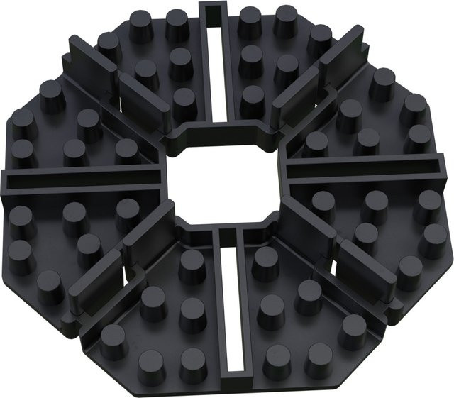 Terracon Plattenlager PFIX Set aus Kunststoff in Schwarz, 15er Pack - Bild 1