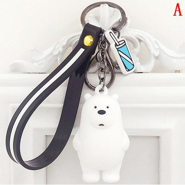 Springhoo Schlüsselanhänger Lanyard, Eisbär, Unisex, black - Bild 1