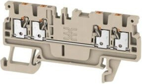 Weidmüller Durchgangsklemme A4C 1.5 beige, 0,14-1,5 qmm - Bild 1