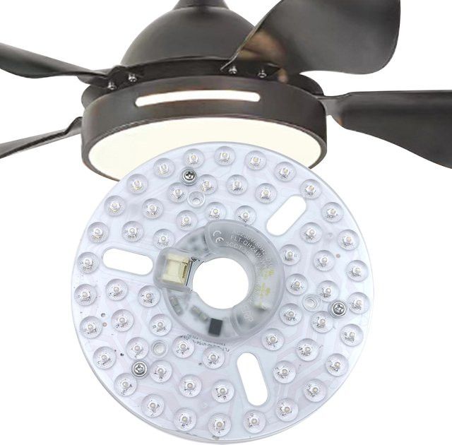 APWIKOGER Ersatzpanel für Deckenventilator Licht mit CRI90, runde Unterputz Deckenleuchte, 15 W - Bild 1