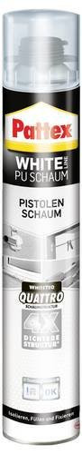 Pattex White Line Pistolenschaum PUS75 Polyurethan-Bauschaum in Weiß, 750ml - Bild 1