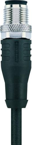 Escha Sensor-Aktor-Steckverbinder M12 gerade, 8-polig, schwarz, 5,00 m Länge - Bild 1