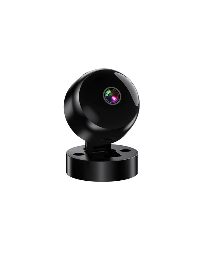 Amzwn S2 Mini Drahtlose WiFi Überwachungskamera mit Video Recorder in Schwarz für Intelligente Home Security und Kleinkindüberwachung - Bild 5