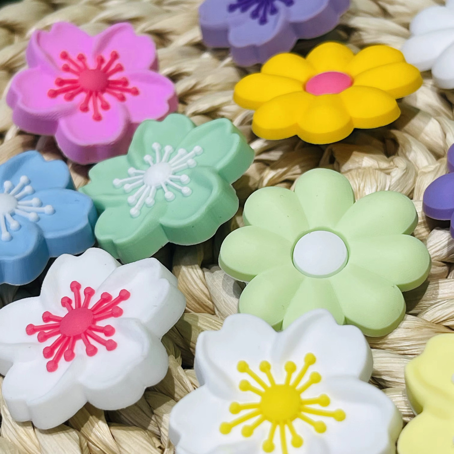 Happye&TiTi Blumen Schuh Charms, Bunt, Kinder Frauen, Unisex - Bild 4