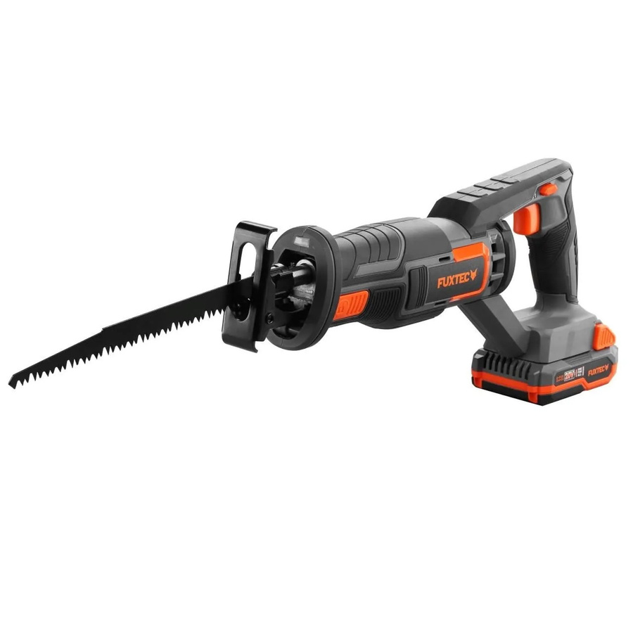 FUXTEC 20V Akku Säbelsäge FX-E1SS20 in Orange/Schwarz - Bild 2