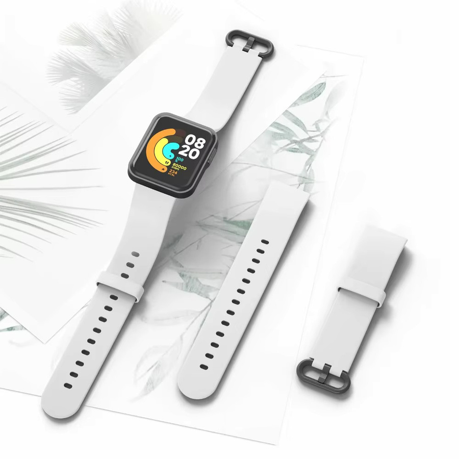 Xiaomi Uhrenarmband Silikon, weiß, Unisex - Bild 2