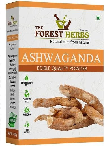 Waldkräuter Ashwagandha Wurzelpulver, 200 g, Unisex - Bild 1