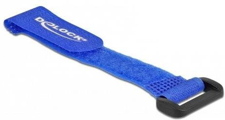 Delock Klettkabelbinder Blau 5er Pack L: 150 mm, B: 20 mm - Bild 1