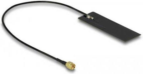 Delock 12649 Dual-Band WLAN Antenne 2.4 GHz in Schwarz - Bild 1