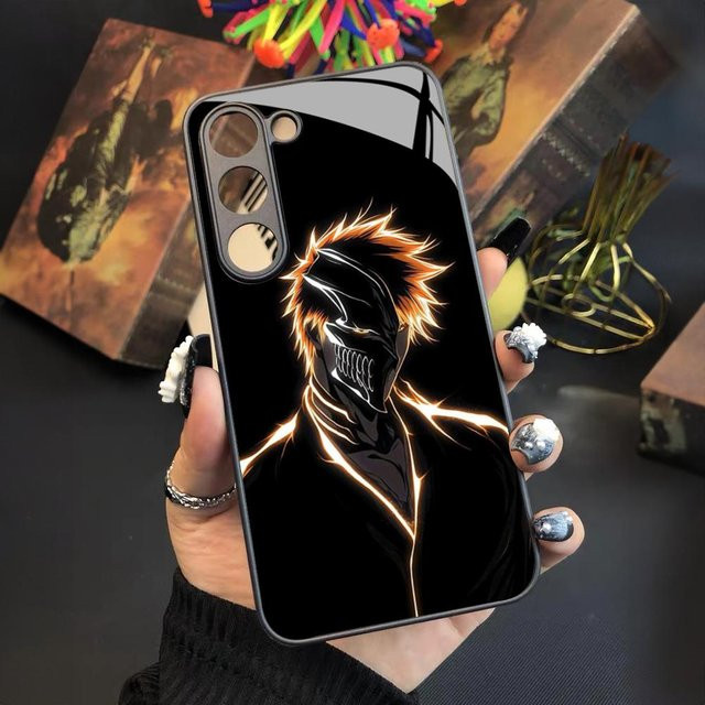 Handyhülle K-Kurosaki Ichigo für Samsung Galaxy S26 S25 S24 S23 S22 S21 S20 Ultra Plus FE in Silber und Schwarz - Bild 1