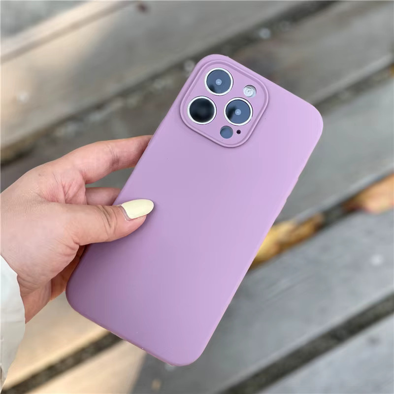 Neon Flüssigsilikon Schutzhülle mit Linsenschutz für Apple iPhone 17 16 15 14 13 12 11 Pro Max, Multicolor - Bild 3
