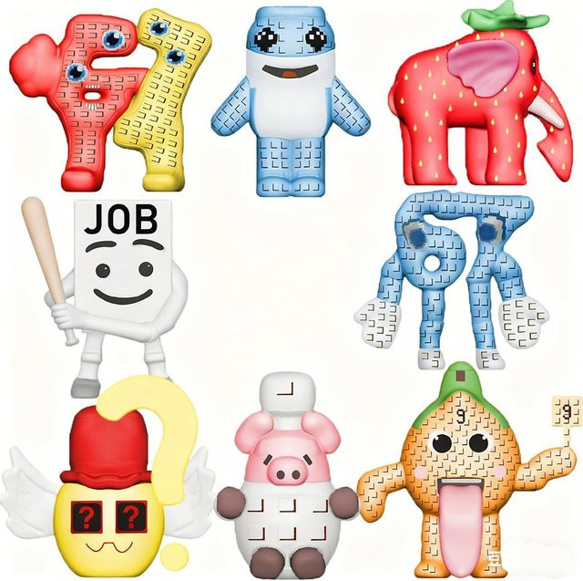 Yiran toy 1 Steal a Brainrot Figuren Action-Ornamente PVC-Spielzeugmodell 3-6 Jahre - Bild 1