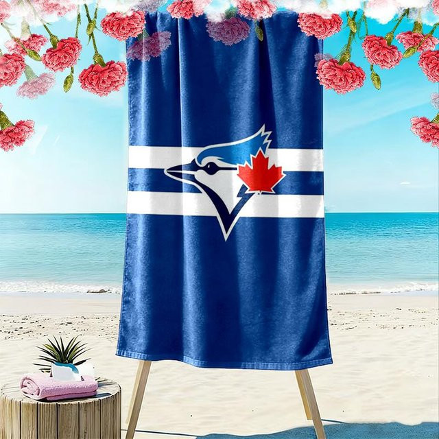 NuanSue Home Toronto Blue Jays Strandtuch, blau, B/H: 70 x 140 cm - Bild 1