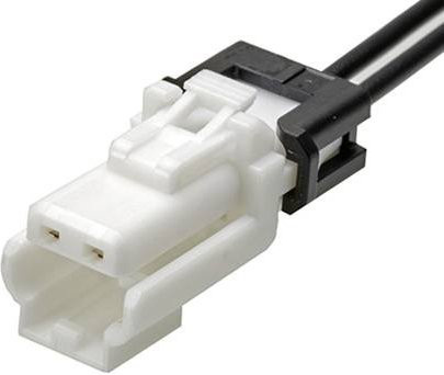 Molex Stift- und Buchsengehäuse-Kabel mit 3,00 mm Rastermaß in Schwarz und Weiß - Bild 1