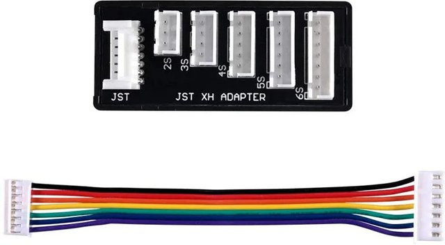 AOKIN JST-XH-2-6S Lipo Batterie Balance Board Adapter für Ladegeräte in Schwarz - Bild 1