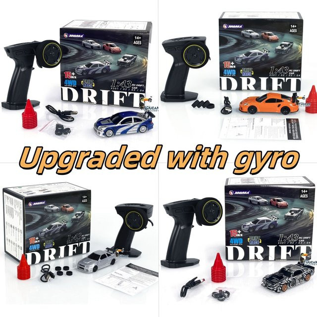 Wheelfun RC Drift Car, ferngesteuertes Mini-Drift-Rennauto, 1:43, ab 14 Jahren - Bild 1