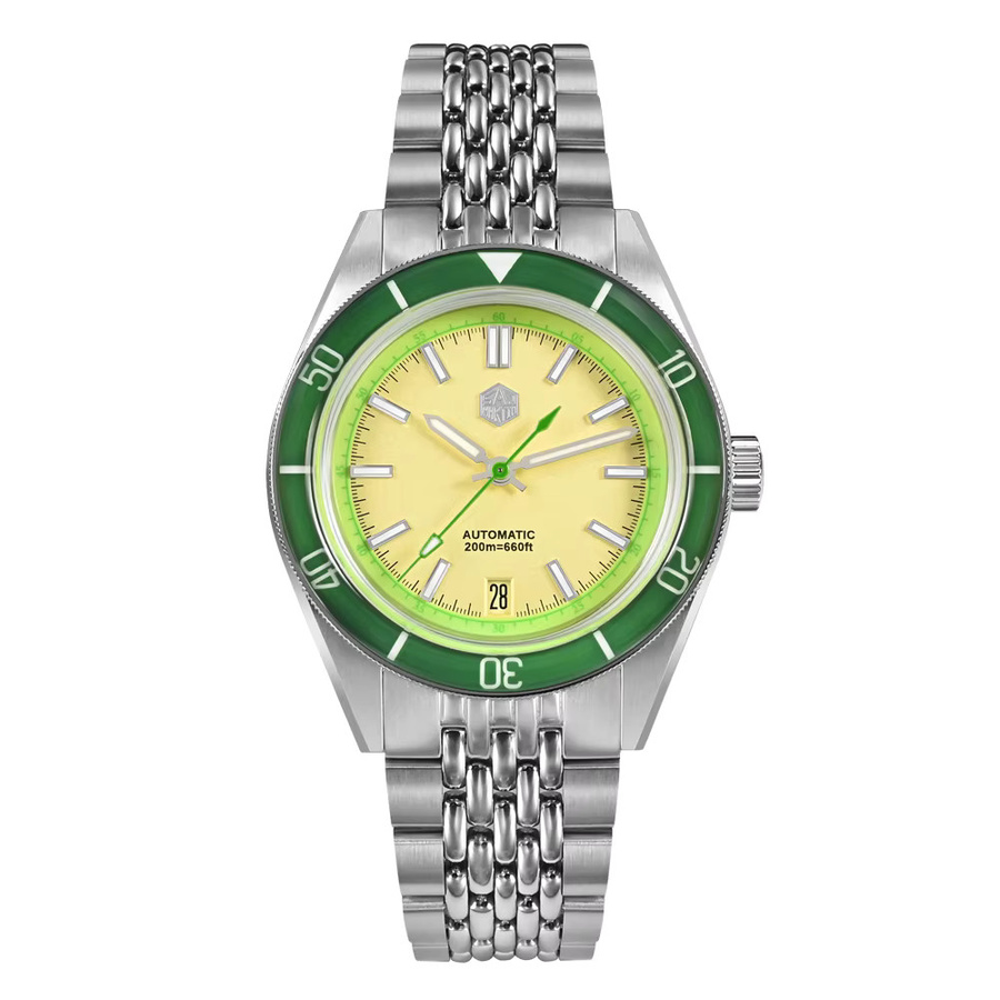 San Martin Taucheruhr, Automatik, Edelstahl, 39,5 mm, Herren, 20 ATM - Bild 2