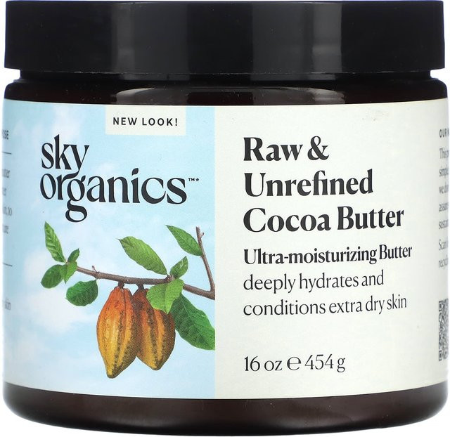 Sky Organics Kakaobutter, 454 g, Körperbalsam, Unisex - Bild 1