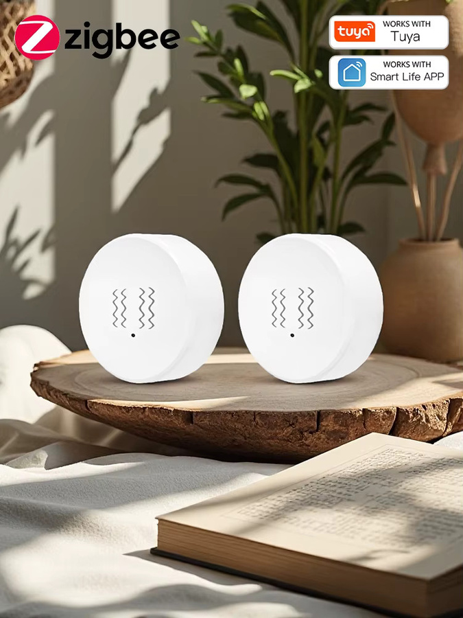 Tuya Zigbee Vibrationssensor mit XYZ-Achse zur Neigungserkennung in Weiß - Bild 4