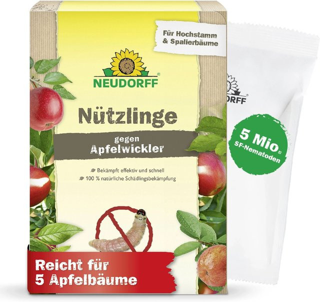 Neudorff SF-Nematoden zur biologischen Bekämpfung von Apfelwicklern für 5 Apfelbäume - Bild 1