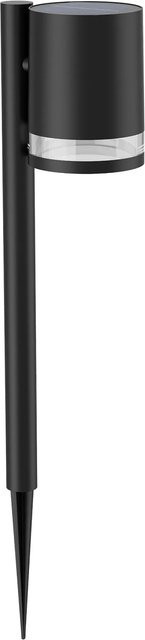 Philips Fyce Solar LED Outdoor-Gartenleuchte mit Erdspieß, Schwarz, 1,5 W, Warmweiß, mit Dämmerungssensor - Bild 1