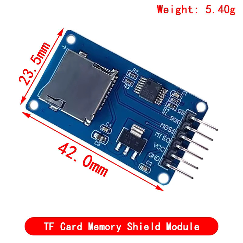 Si Tai&SH Micro SD Speichererweiterungsplatine D1 Mini TF-Kartenmodul in Blau für Arduino ARM AVR - Bild 3