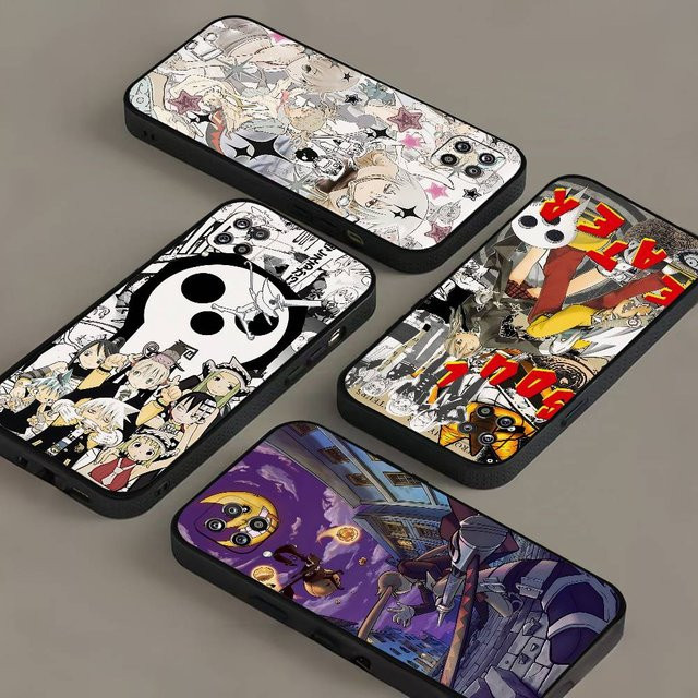 Anime Soul Eater Soft Cover Handyhülle für Samsung Galaxy S21 S22 S23 S24 S25 S26 Ultra FE Plus 5G A52S in Multicolour - Bild 1