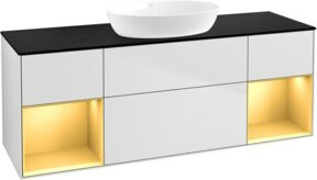 V&B Waschtischunterschrank Finion in Weiß lackiert, Breite: 160 cm, Tiefe: 50,1 cm, Höhe: 50,1 cm - Bild 1