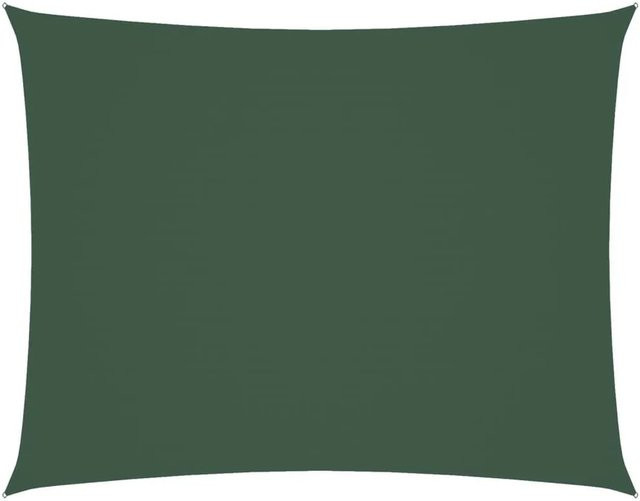 Furnicato Sonnensegel aus Oxford-Gewebe, rechteckig, Dunkelgrün, B: 7 m, T: 6 m - Bild 1