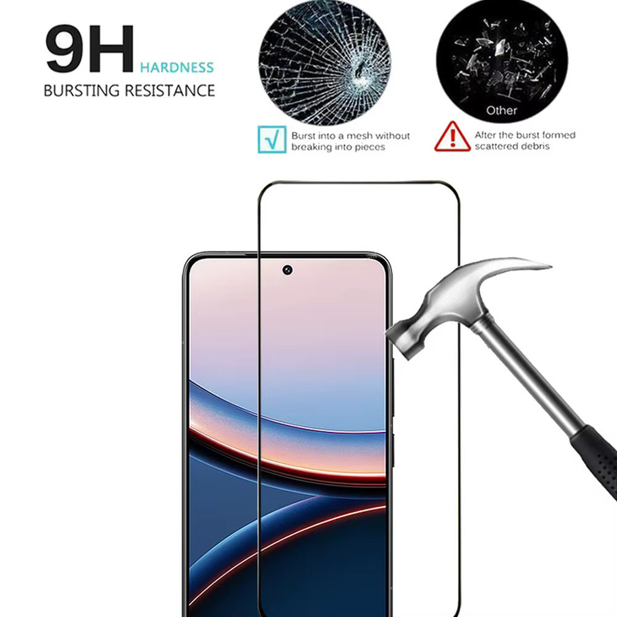Xiaomi Displayschutzfolie aus gehärtetem Glas für Poco F8 F7 Ultra X7 X6 F6 Pro 5G, transparent - Bild 3