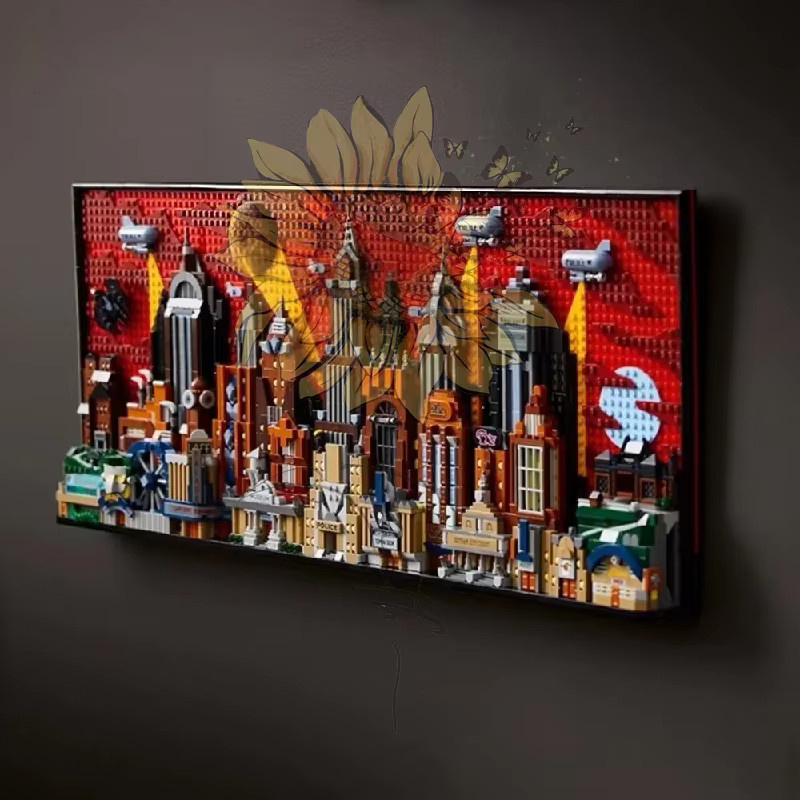 Hot Toys Gotham City Baustein-Set, Wanddekoration, 4210 Teile, ab 14 Jahren - Bild 2