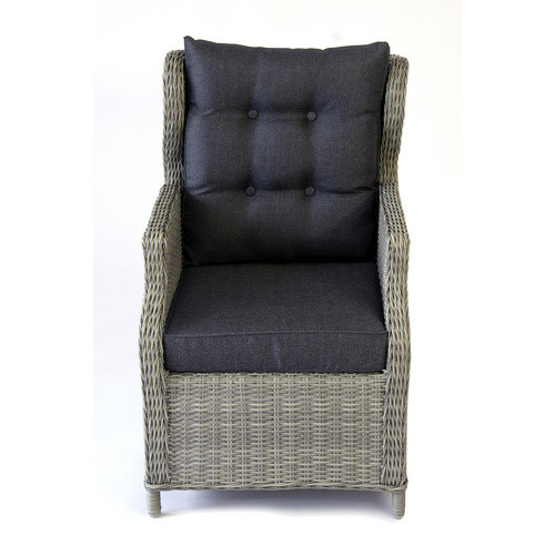 bellavista Luxus Dining-Lounge Canelli 18-teiliges Set in Grau mit Polyrattan, Aluminium und Auflagen - Bild 5