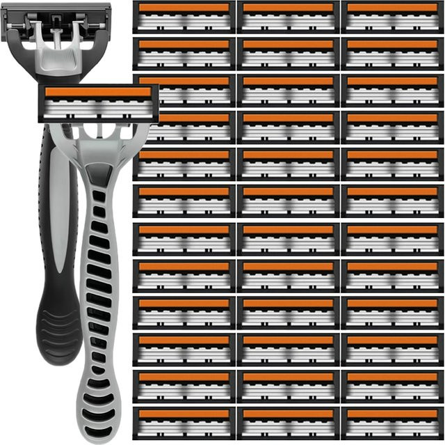 Manueller Klingenrasierer mit 3-lagigem Rasierkopf, Unisex - Bild 1