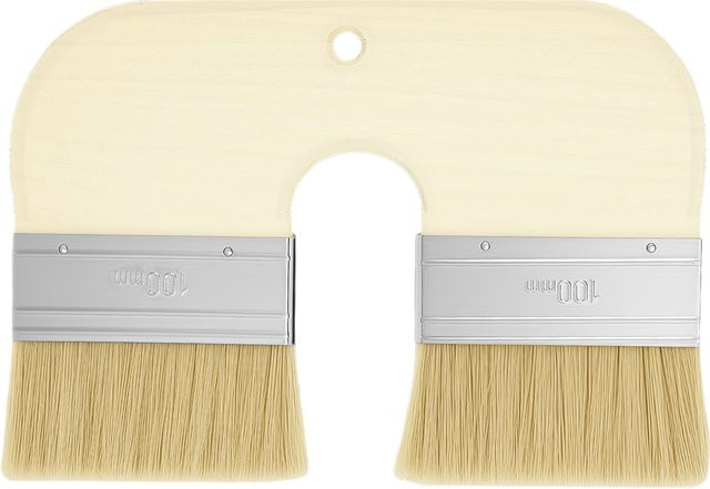 Toorise Doppelter Pinsel mit Holzgriff für Aquarell, Öl und DIY-Bastelarbeiten - Bild 1