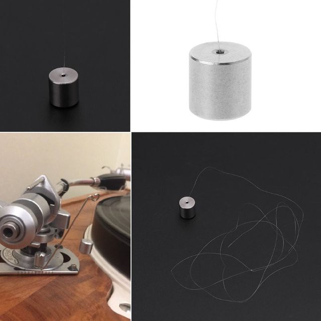 Project Music Hall Anti-Skate-Gewicht mit Nylonfaden in Silber für Tonarm und Vinyl-Plattenspieler - Bild 1