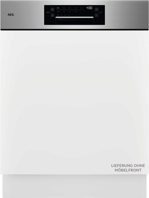 AEG GT9200X2SFM Teilintegrierbarer Geschirrspüler in Silber, Breite: 60 cm - Bild 1