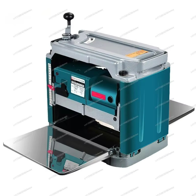 Ybj220V Automatischer Tischholzhobel 1850W Multifunktionale Holzbearbeitungsmaschine in Blau mit Klingen und Zubehör - Bild 2