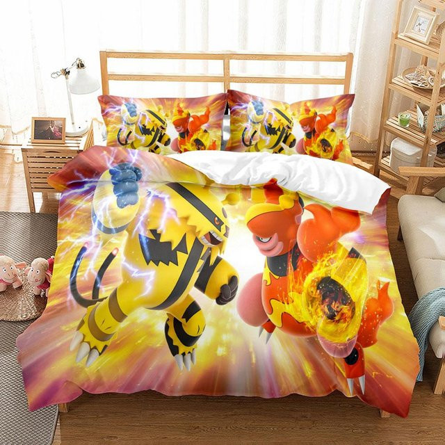 Tentacruel Bettwäsche-Set aus Mikrofaser mit Grafikdesign, Mehrfarbig, B/H: 135 x 200 cm - Bild 1
